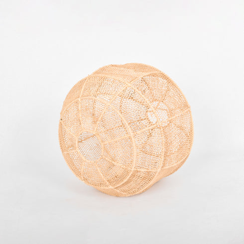 Natural Raffia Pendant Light – Ball Shaped Moroccan Handmade Ceiling Lampshade!